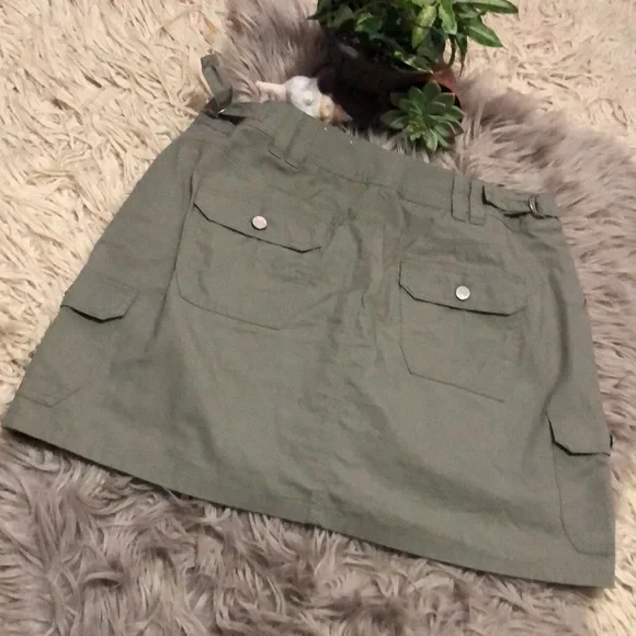 Sonoma Life + Style Skort-Sz 14-Olive Green-Cotton - Picture 10 of 16